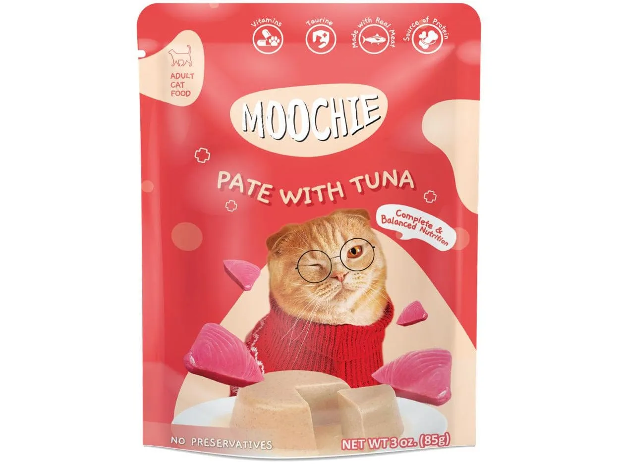 Moochie Pate with Tuna 12x85g Pouchs Pets Qatar