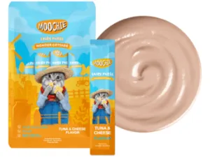 Moochie Tuna & Cheese Flavor Mousse 5X15G Pouch Sachet Pets Qatar