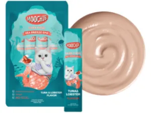 Moochie Tuna & Lobster Flavor Mousse 5X15G Pouch Sachet Pets Qatar