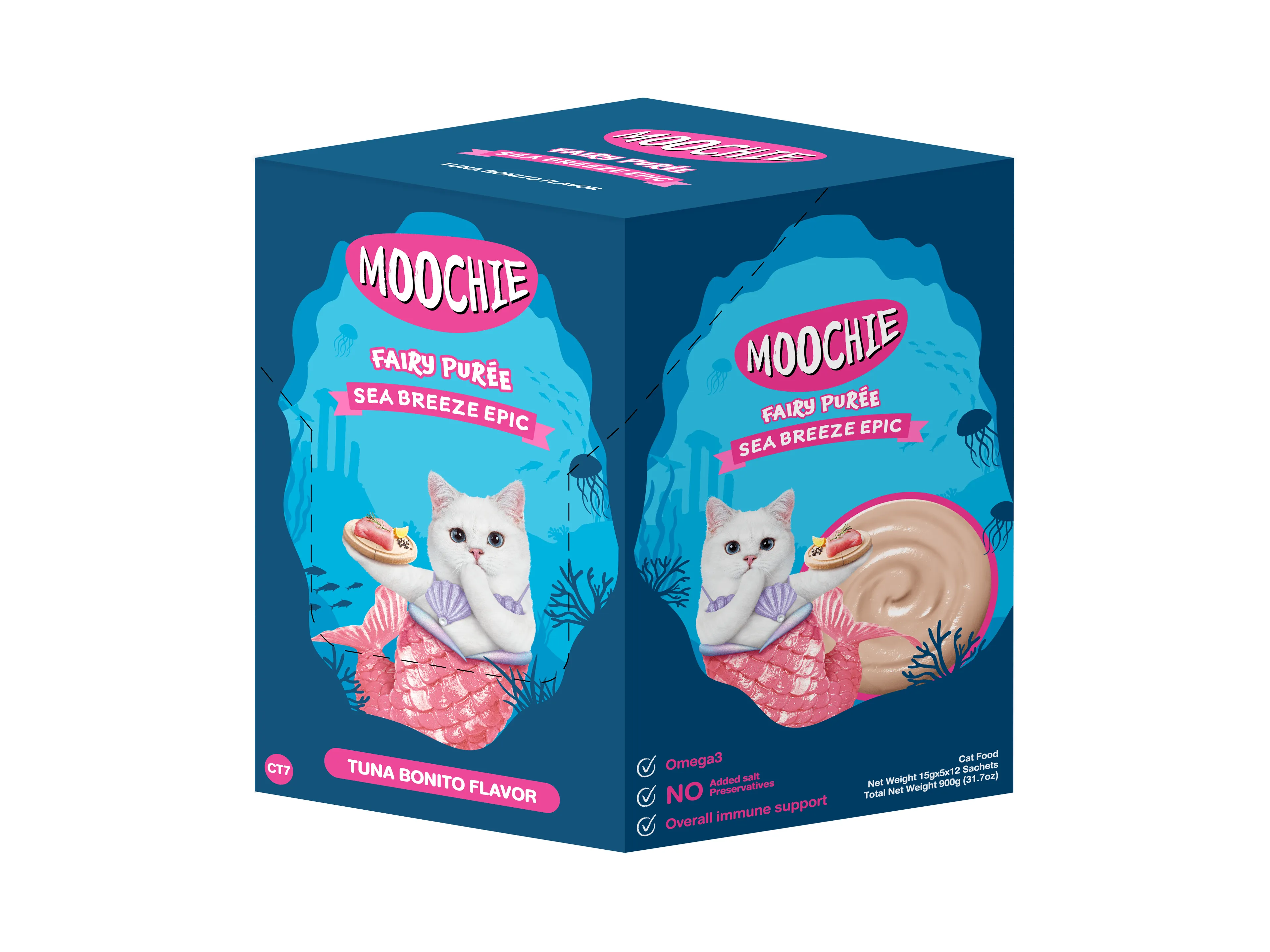 MOOCHIE TUNA BONITO FLAVOR 5X15g POUCH Pets Qatar