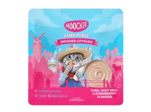 MOOCHIE TUNA, GOAT MILK & STRAWBERRY FLAVOR 25X15g POUCH Pets Qatar