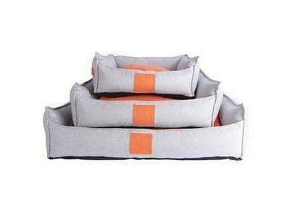 MOON BED - S ORANGE &  GRAY Pets Qatar
