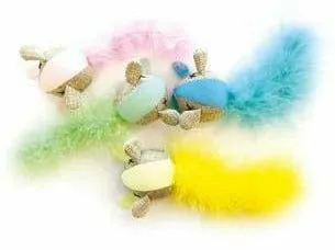 MOUSE 17 X 7 X 4 CM YELLOW, GREEN, BLUE, PINK Pets Qatar