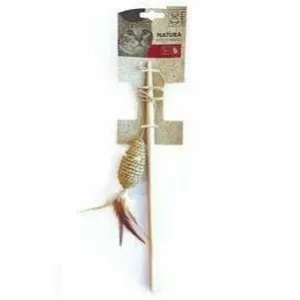 NATURA SEAGRASS MOUSE WAND MIXED COLORS Pets Qatar