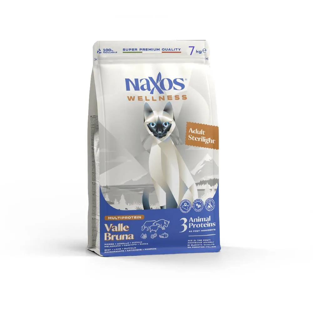 Naxos Cat STERIUGHT Valle Bruna (Beef,buftalo, lamb) 7kg Pets Qatar