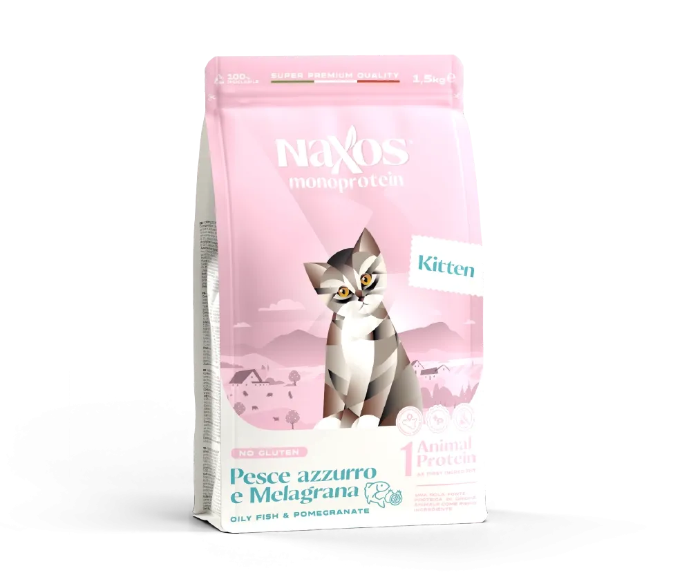 Naxos KITTEN Fish and pomegranate 1.5kg Pets Qatar