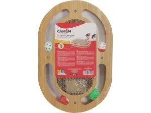 Oval scratching toy with 4 balls Pets Qatar