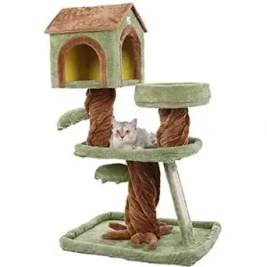 Particle Board Medium Cat Tree House Pets Qatar