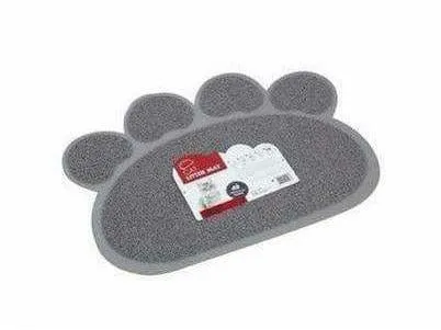 Paw Cat Litter Mat Grey Pets Qatar