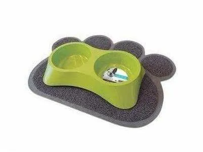 Paw Cat Litter Mat Grey Pets Qatar