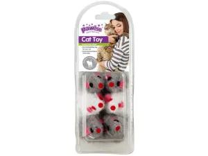 PAWISE  2`` PLUSH MICE  6PK Pets Qatar