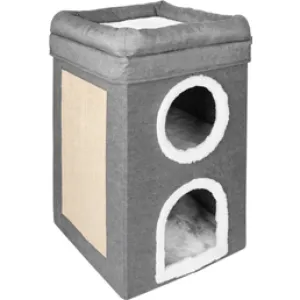 PAWISE 3 IN 1 Foadable Cat tunnel 38 x 38 x 65 CM Pets Qatar
