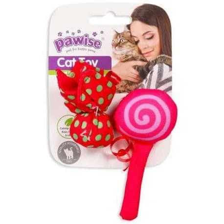 PAWISE Candy & Flower Cat Toy Pets Qatar
