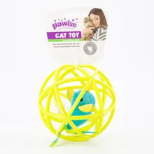 Pawise Cat Cage Ball W/Sound Mouse Pets Qatar