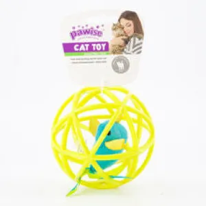 Pawise Cat Cage Ball W/Sound Mouse Pets Qatar
