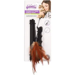 PAWISE  Connect-N-Tease  Feather Wand Pets Qatar