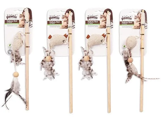 PAWISE  nature first cat toy 35.5x9.5cm Pets Qatar