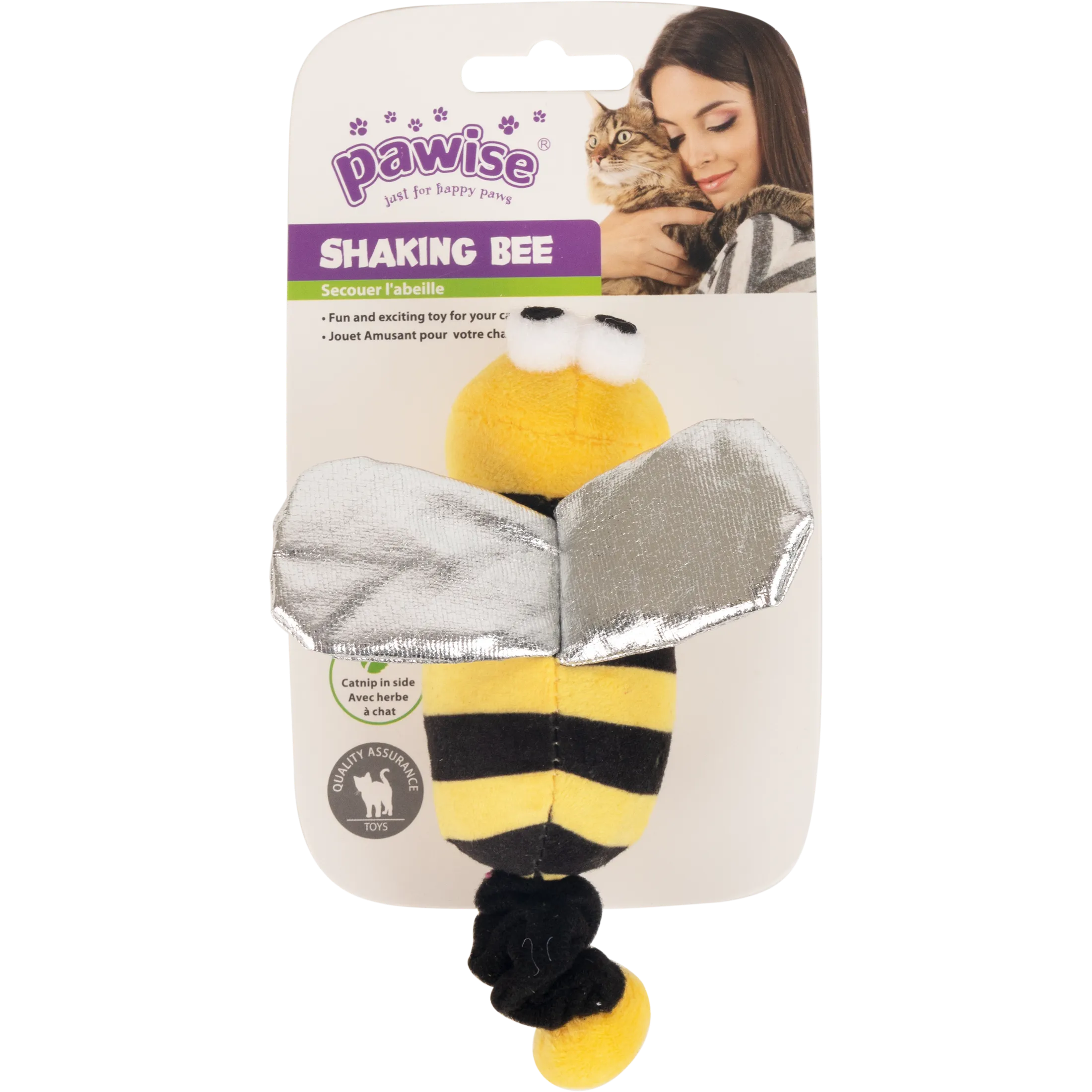 PAWISE  Shkaing Bee Cat Toy Pets Qatar