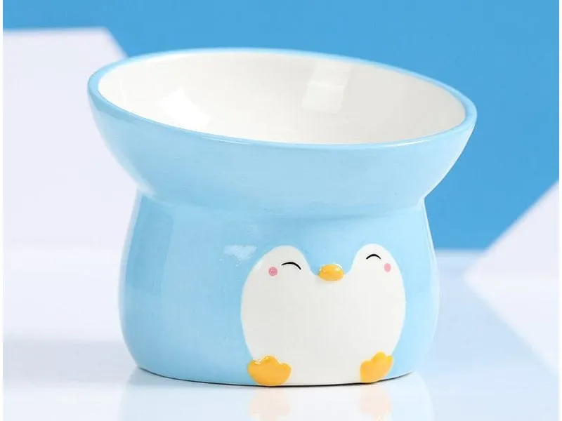 Penguin Series Bowl-Tall Pets Qatar