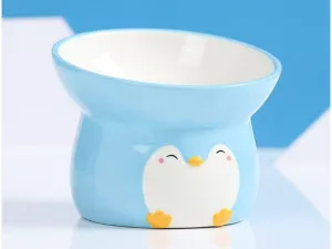 Penguin Series Bowl-Tall Pets Qatar
