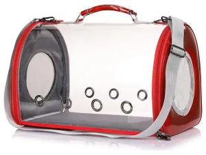Pet Carrier Acrylic   polyester 43X27X28cm Pets Qatar