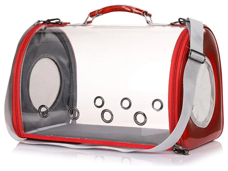 Pet Carrier Acrylic   polyester 43X27X28cm Pets Qatar