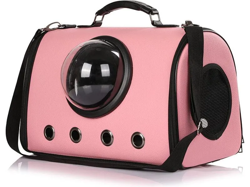 Pet Carrier PU  acrylic   polyester 44X26X31cm Pets Qatar