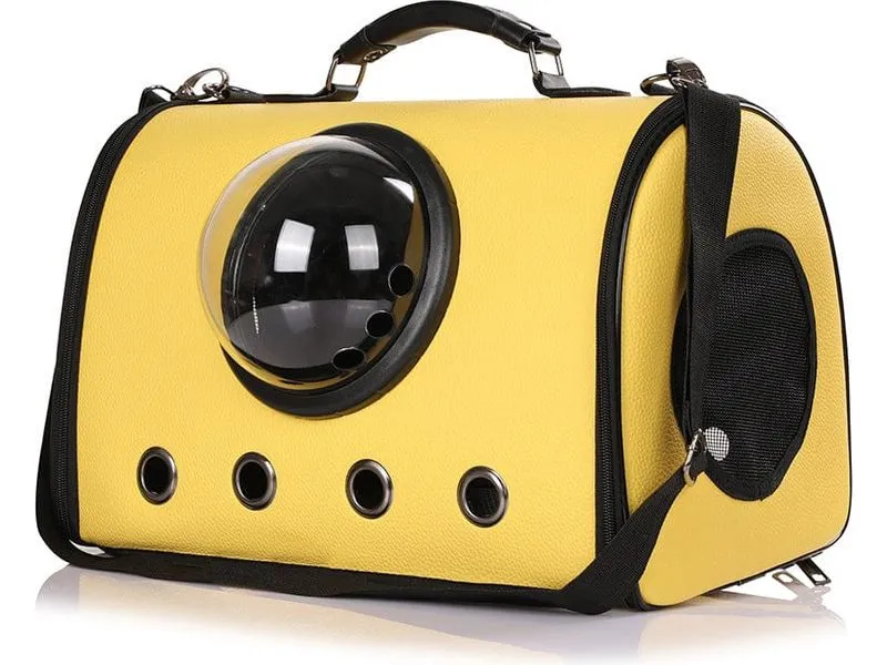 Pet Carrier PU  acrylic   polyester 44X26X31cm Pets Qatar