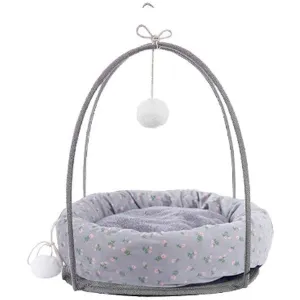Pet Cotton Nest - Cradle Floral Gray Pets Qatar