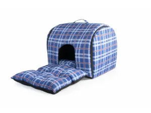 Pet Den With Cushion "Scottish"  48X40X40 Cm Pets Qatar