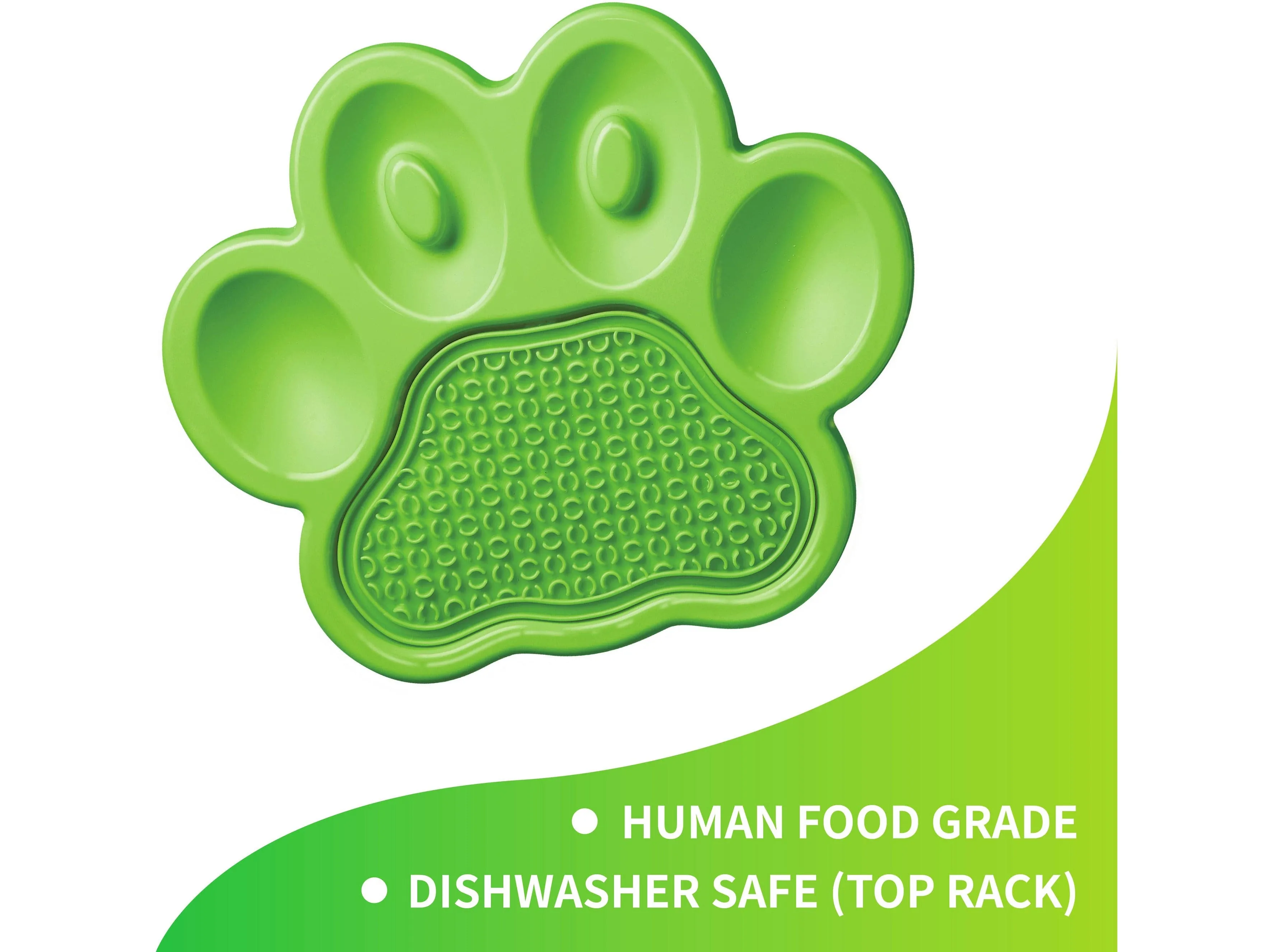 PetDreamHouse PAW 2-in-1 Slow Feeder & Lick Pad Green Pets Qatar