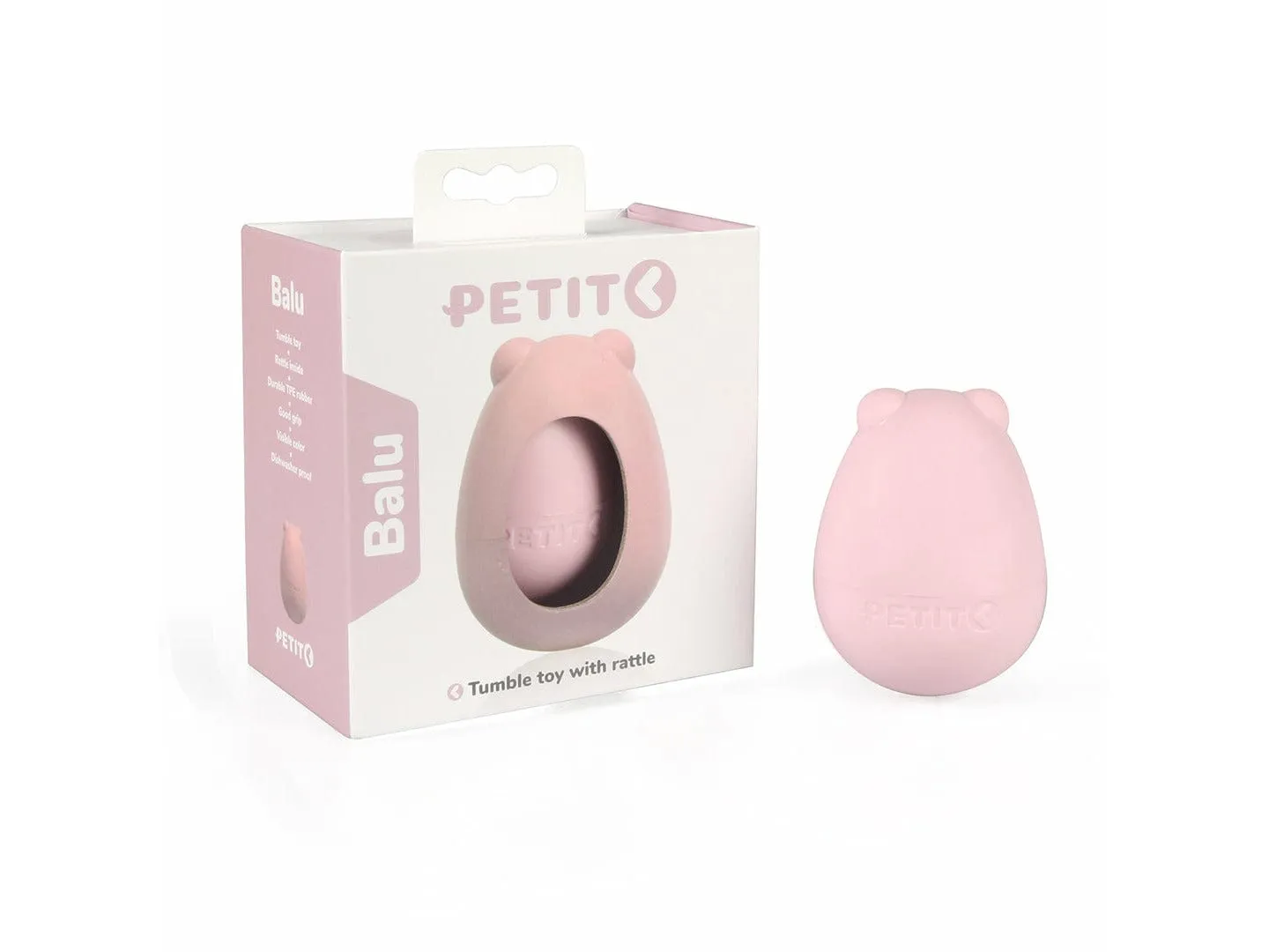 PETIT TUMBLE TOY BALU 8x6x6cm pink Pets Qatar