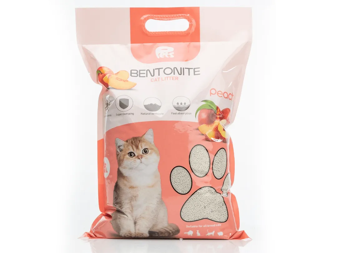 Pets Bentonite Cat Litter with Peach Scent  5L/4kg Pets Qatar