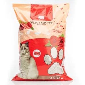 Pets Bentonite Cat Litter with Rose Scent 20kg Pets Qatar