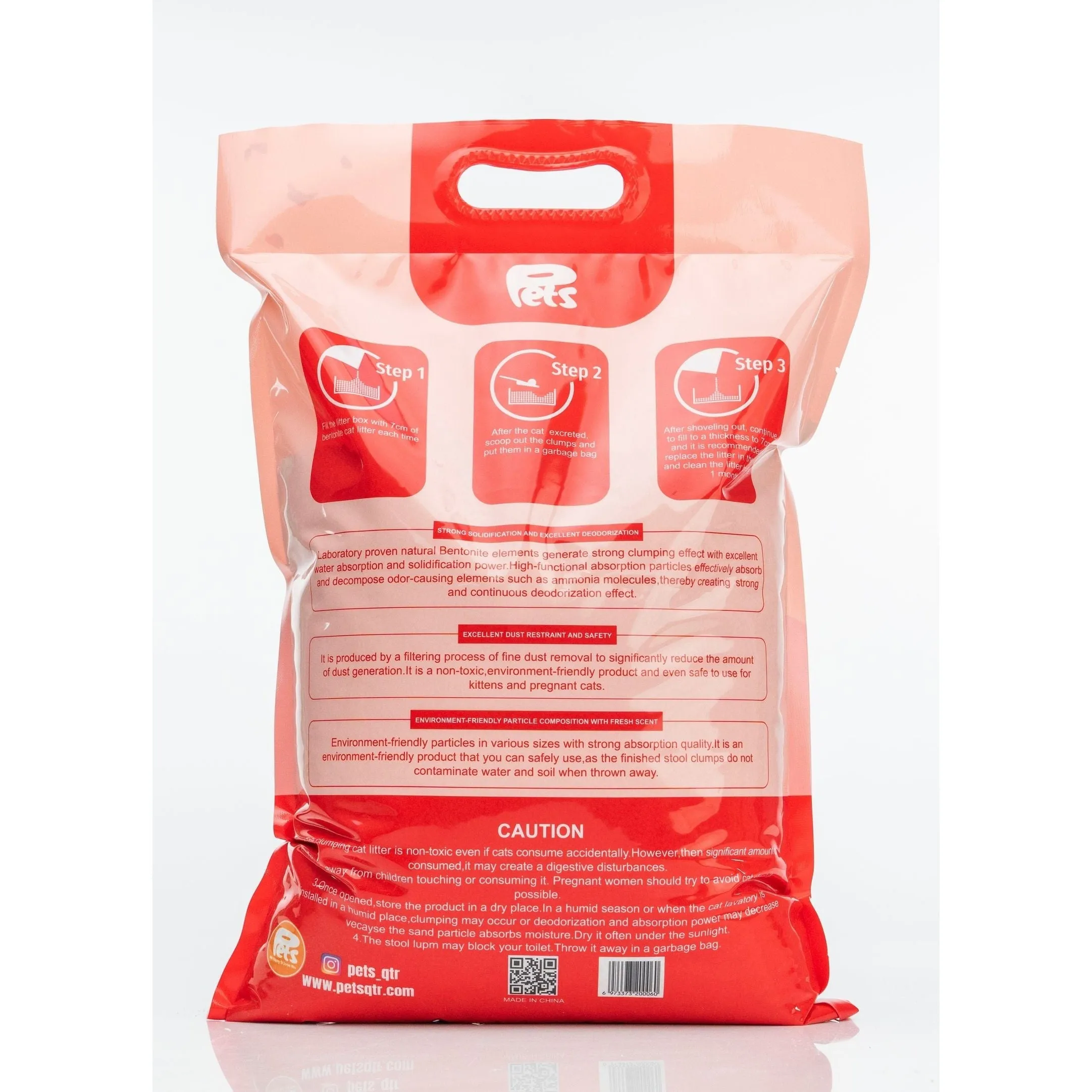 Pets Bentonite Cat Litter with Rose Scent 5L/4kg Pets Qatar