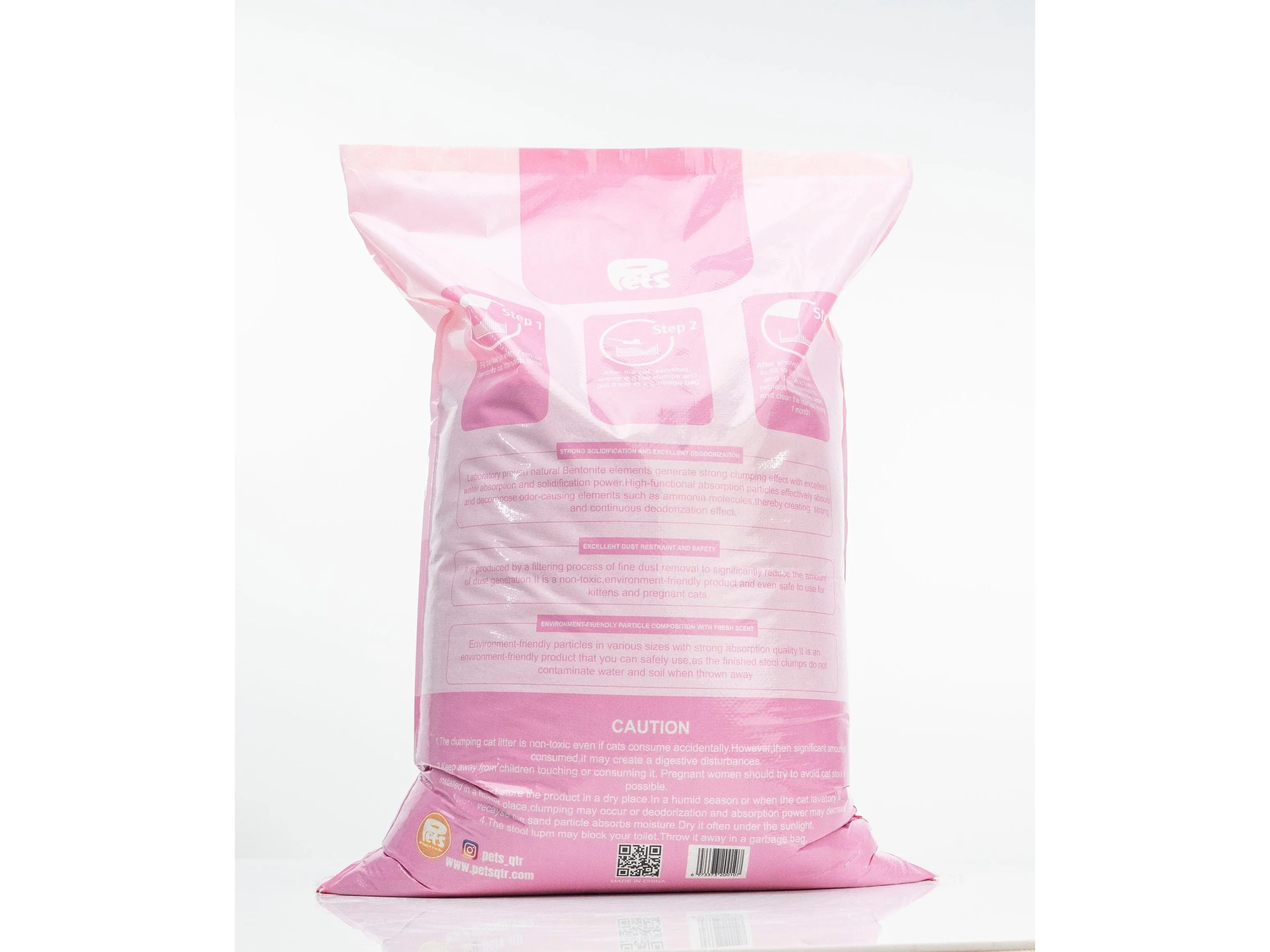 Pets Bentonite Cat Litter with Sakura Scent 20kg Pets Qatar