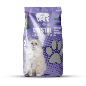 Pets Crystal Silica 20L Cat Litter 1-8mm 8.4kg with Lavender Scent Pets Qatar