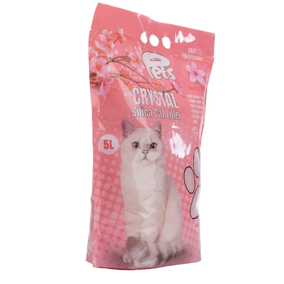 Pets Crystal Silica 5L Cat Litter 1-8mm 2kg with Sakura Scent Pets Qatar