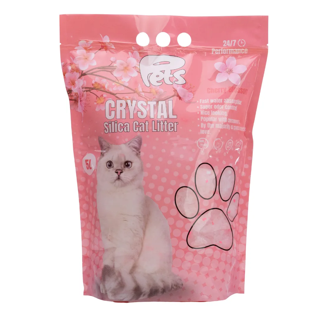 Pets Crystal Silica 5L Cat Litter 1-8mm 2kg with Sakura Scent Pets Qatar