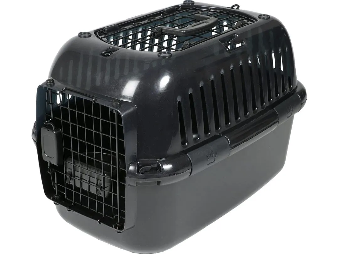 Pets transport box adventurer black Pets Qatar