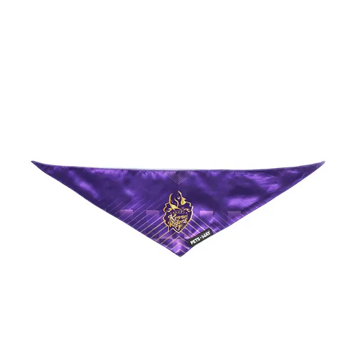 Pets Way Kolkata Kennel Riders IPL Bandana for Dogs and Cats (Purple)
