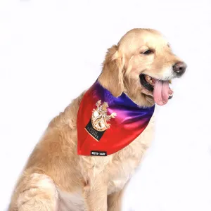 Pets Way Royal Canines Bangalore IPL Bandana for Dogs and Cats (Red)