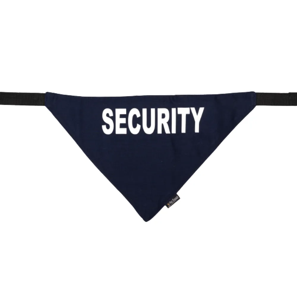 Petsnugs Security Bandana for Dogs and Cats (Navy Blue)