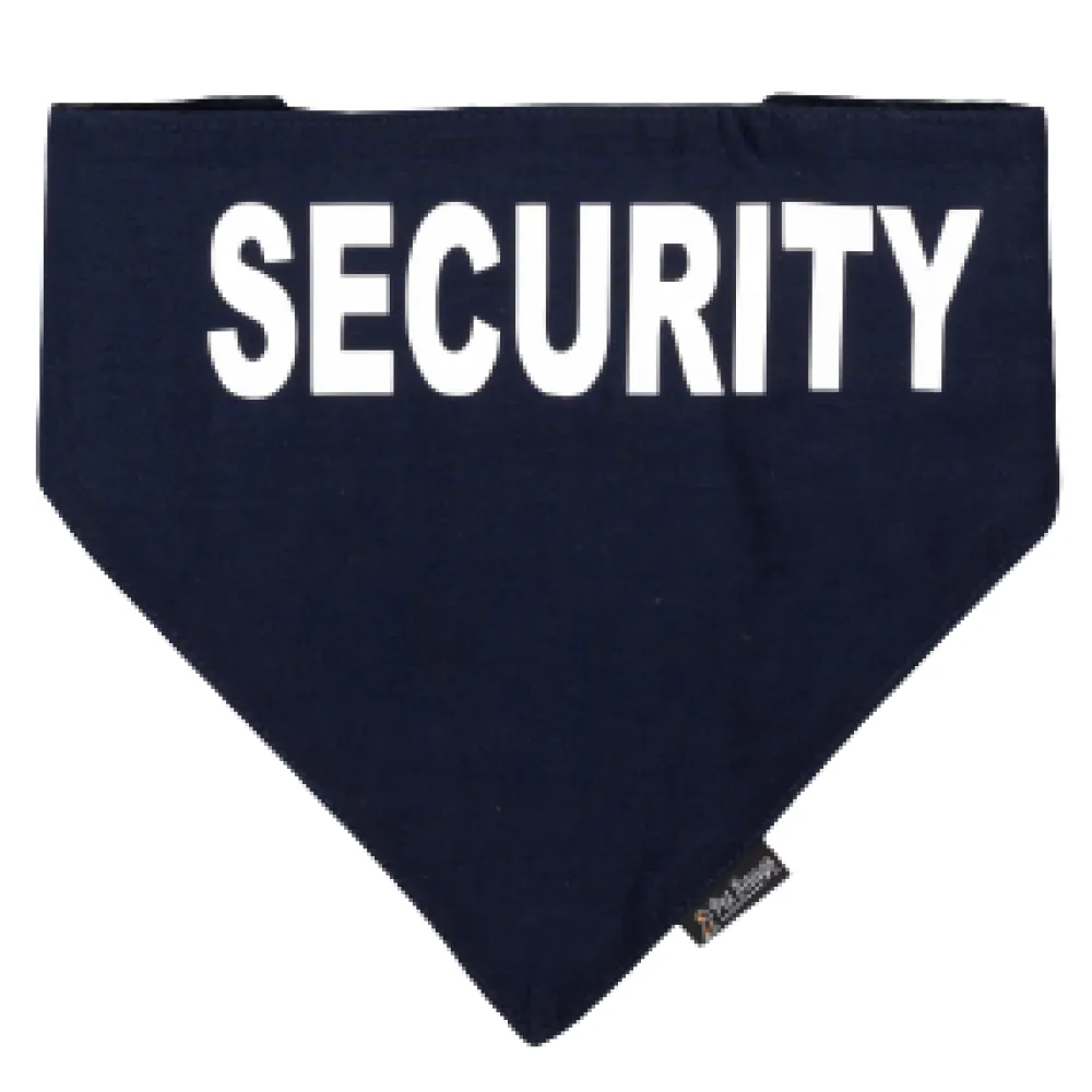 Petsnugs Security Bandana for Dogs and Cats (Navy Blue)