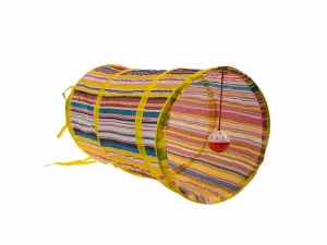 Play Tunnel 55cm yellow Pets Qatar