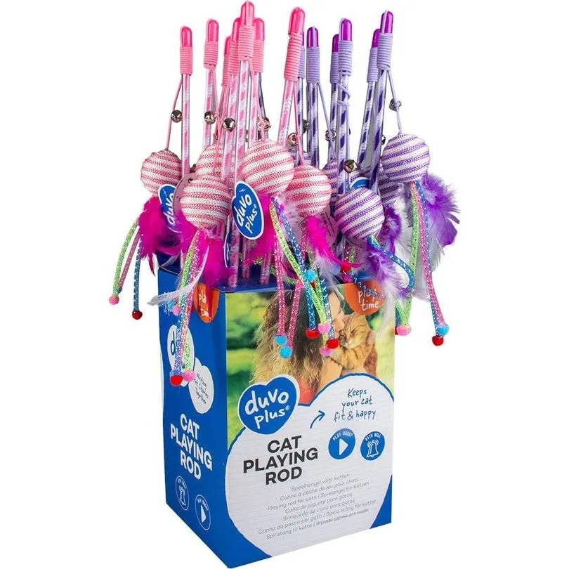 Playing rod Catchy rope ball mix 45,5x4x3,5cm mixed colors Pets Qatar