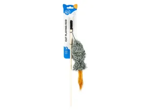 Playing Rod Puffer Fish With Catnip 20x5cm Pets Qatar