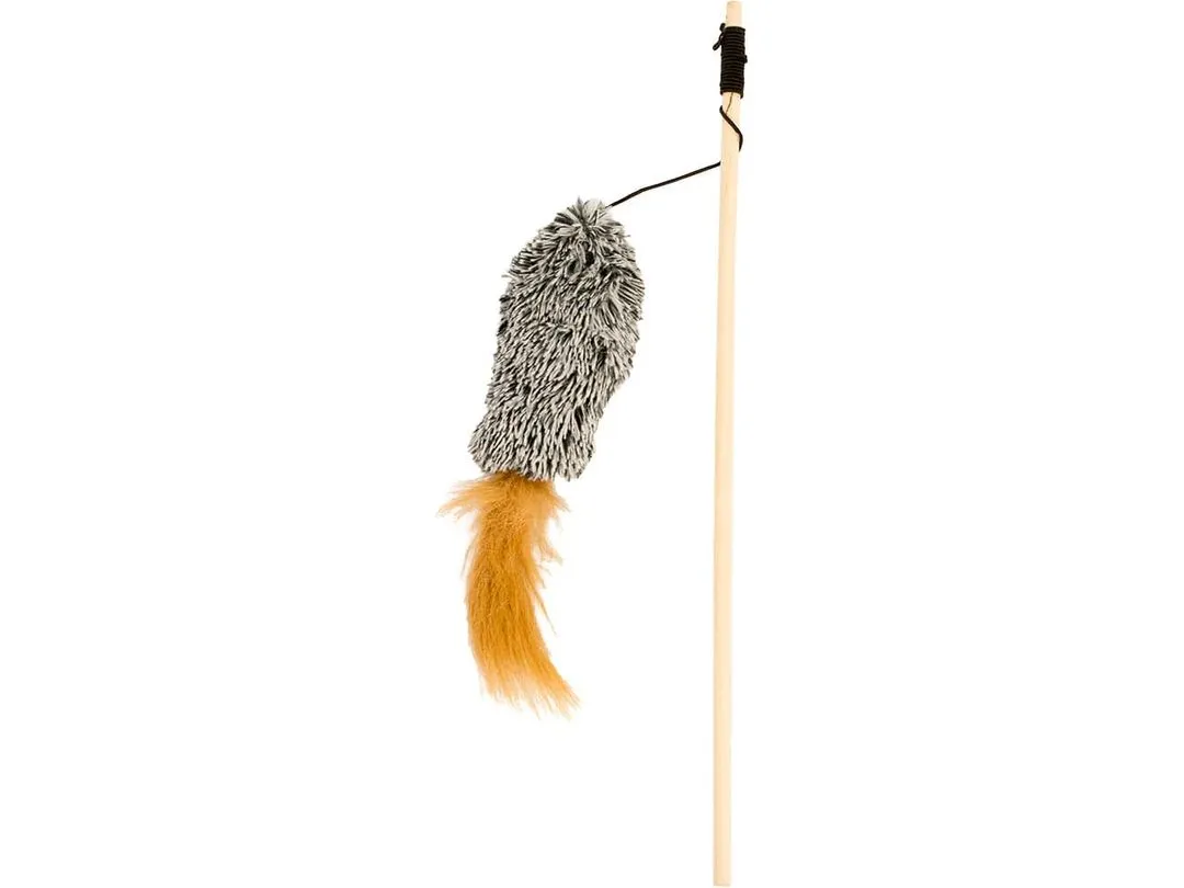 Playing Rod Puffer Fish With Catnip 20x5cm Pets Qatar