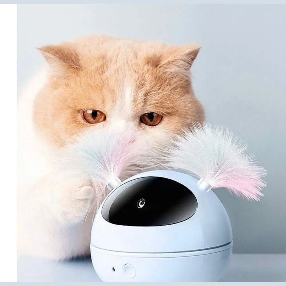 POLARIS Interactive Cat Toy - White Pets Qatar