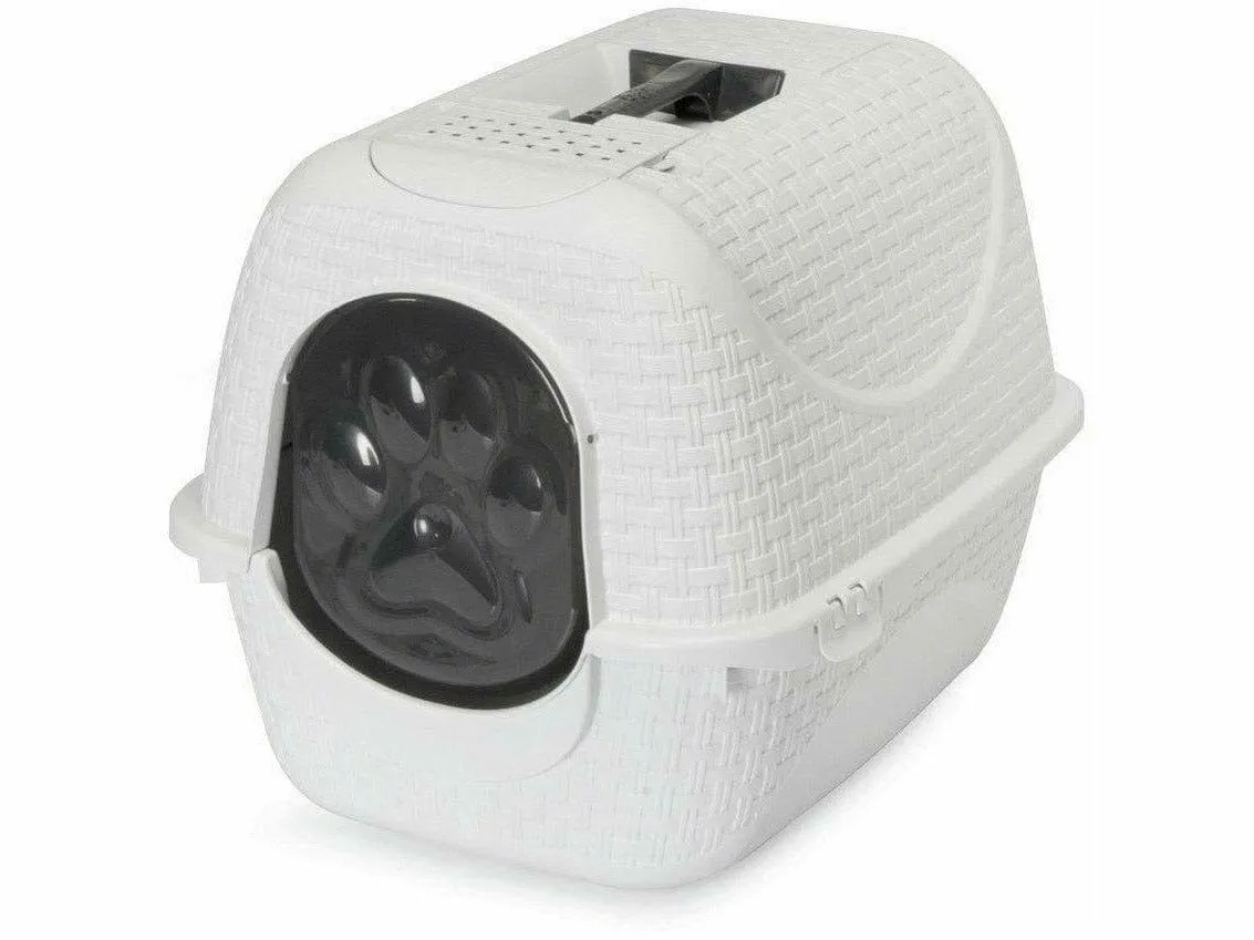 Polypropylene Cat Litter Box - Ice-Blue Pets Qatar